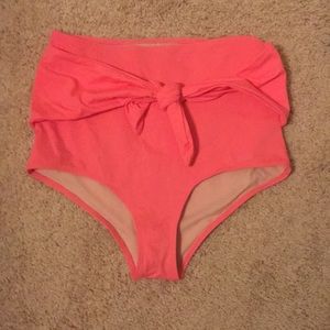 Kortni Jeane tie-up-front bottoms